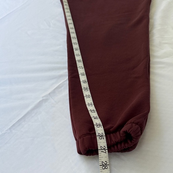 Athleta Burgundy Joggers with Zippered Pocket - Picture 3 of 9